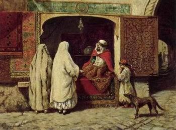 unknow artist Arab or Arabic people and life. Orientalism oil paintings 138